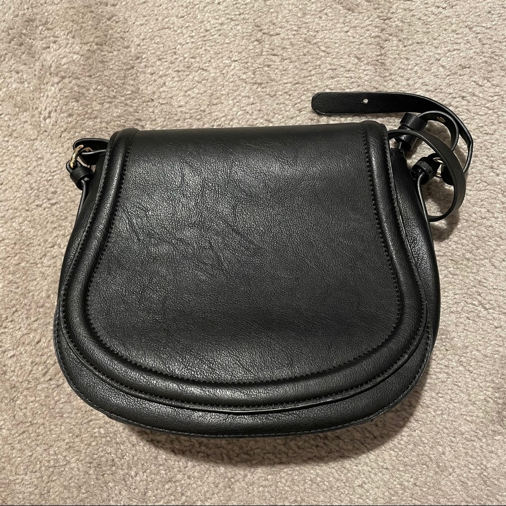 Forever 21 Black Saddle Crossbody